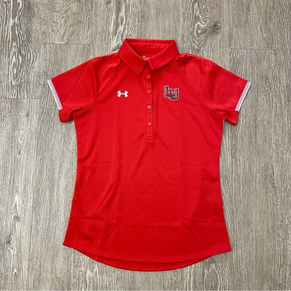 Under Armour HeatGear Scarlet Top Small NWOT
